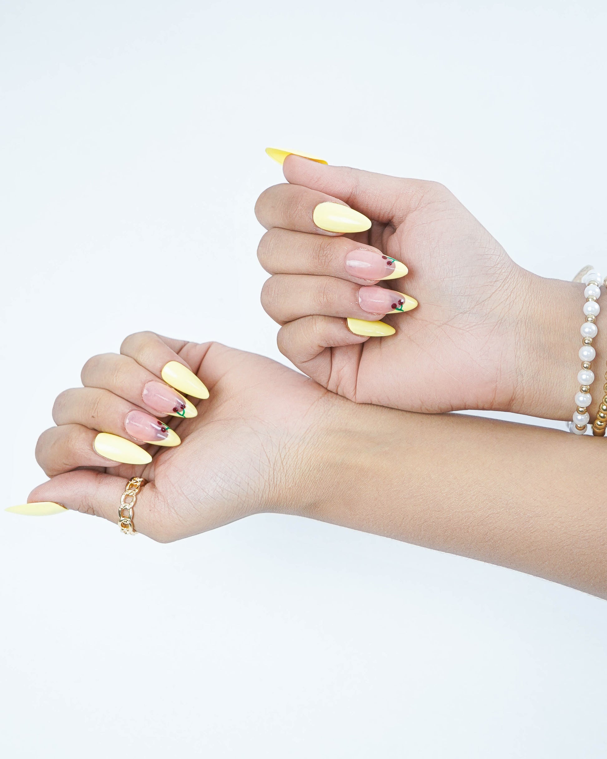 Citrus Cherry Crush Press On Nails
