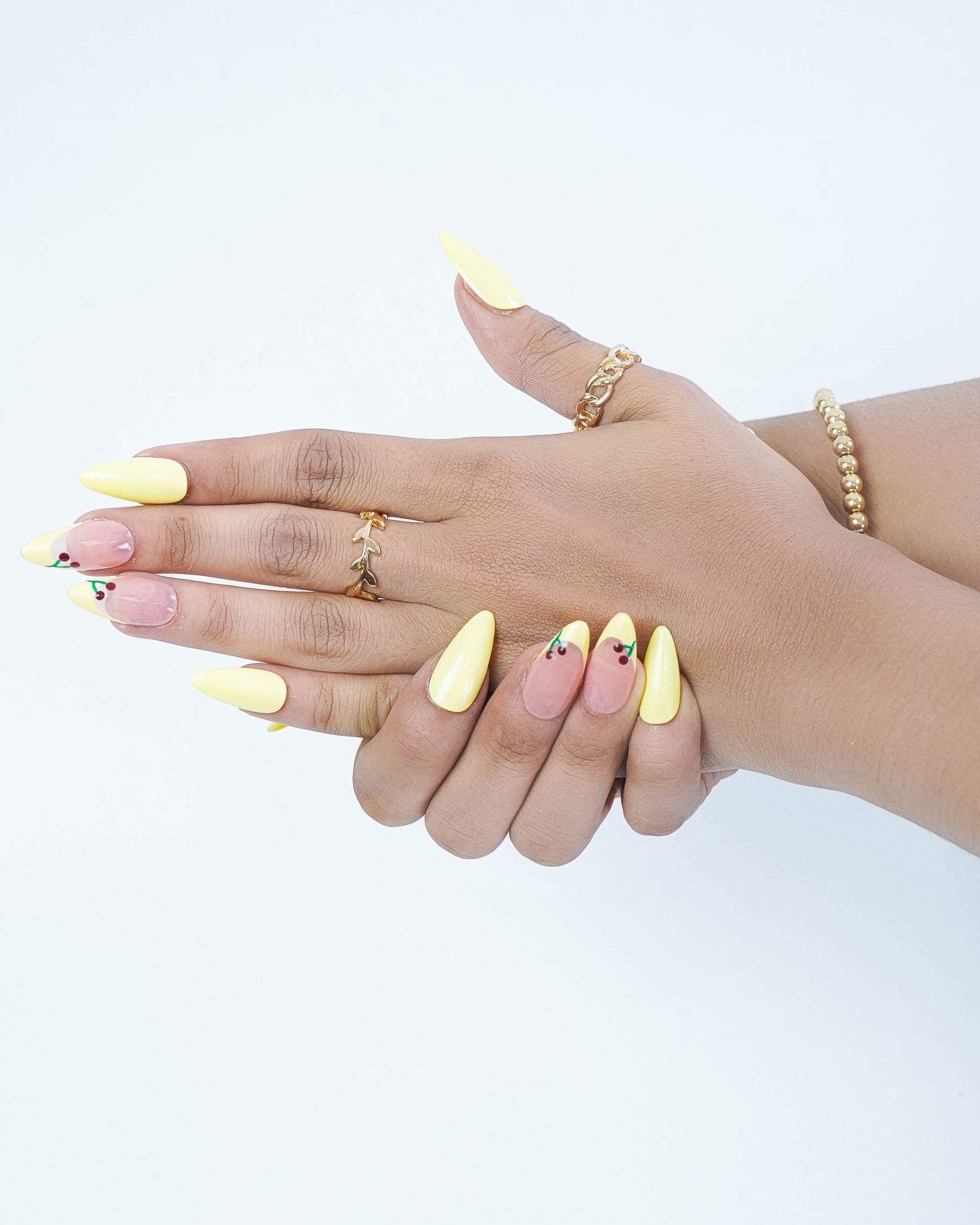 Citrus Cherry Crush Press On Nails