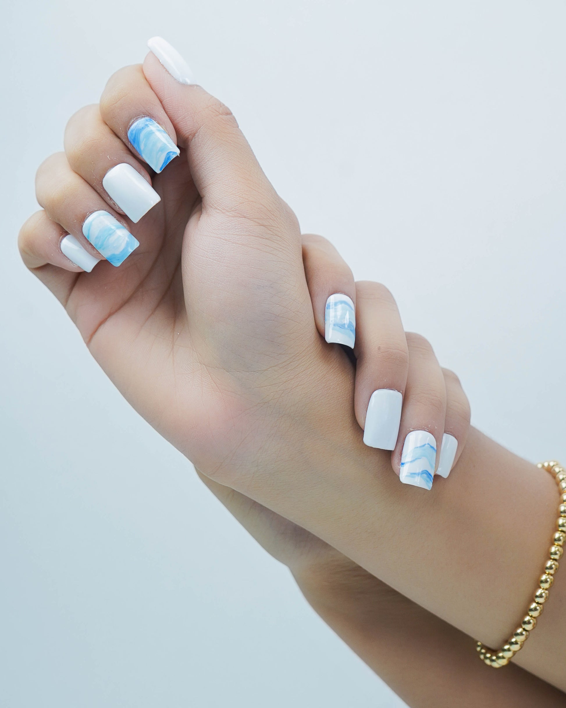 Marble Mood Press On Nails