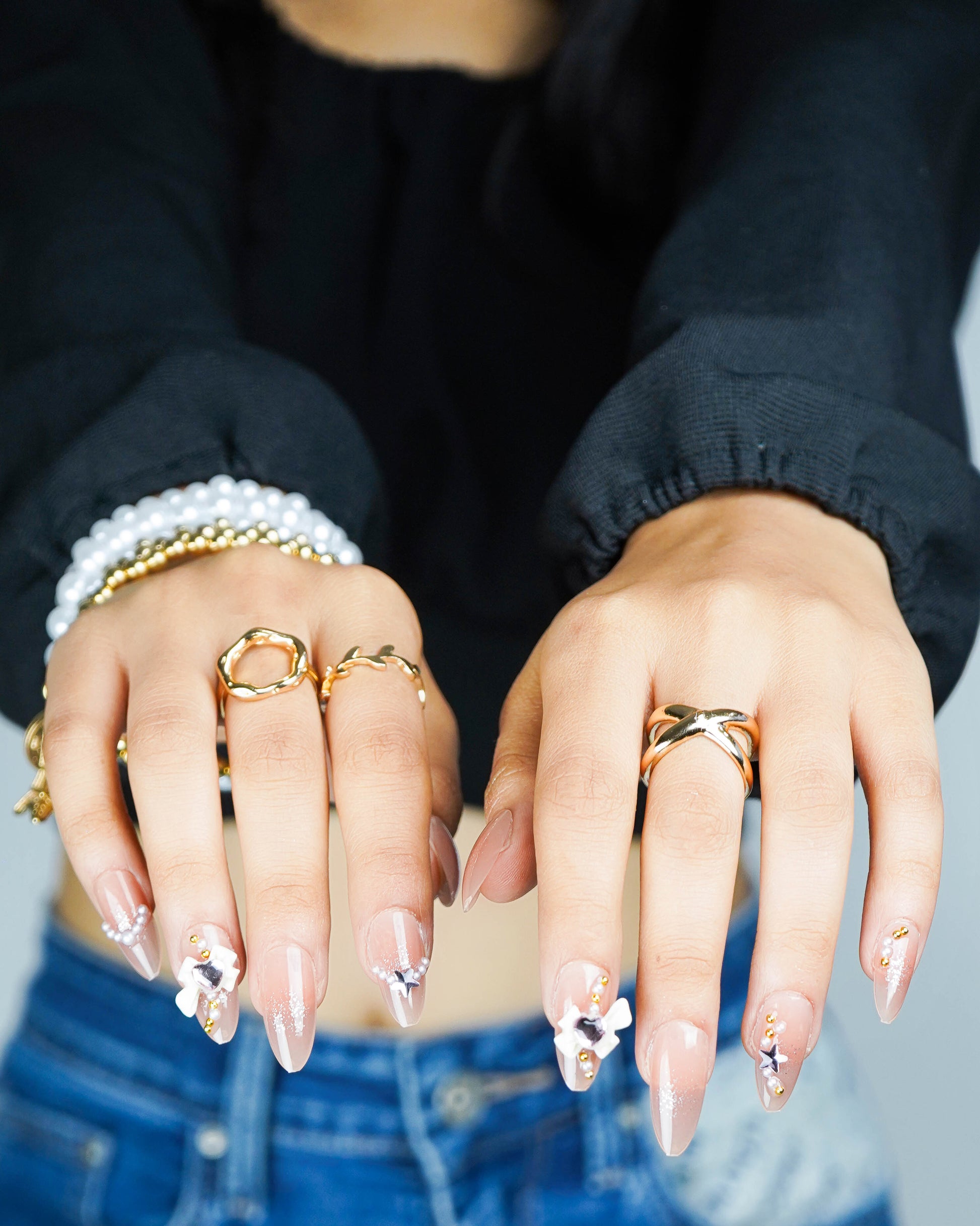 Crystal Couture Press On Nails